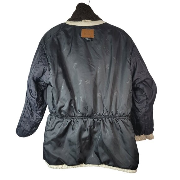 Marker Womens Celtech Coat Tan Size 10 Winter Ski Pocket Zip Hood Drawcord VTG - Picture 10 of 14